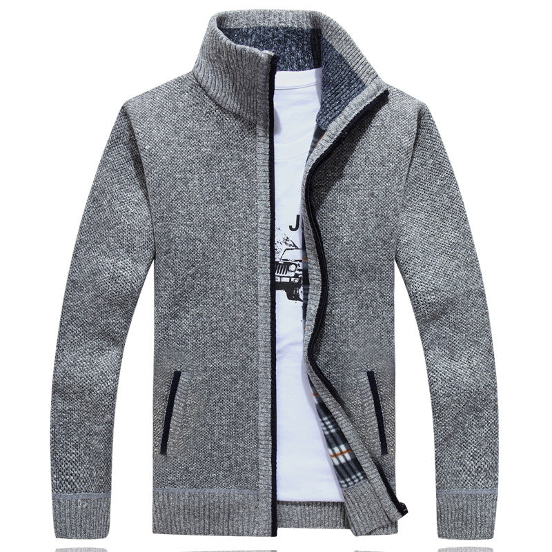Cyrus | Men's Full Zip Knit Jacket
