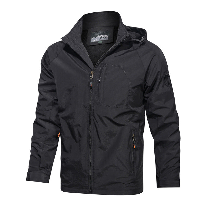 Edison | Men's Lightweight Hooded Jacket